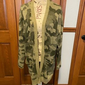 Sweaters | American Eagle Relaxed Camo Cardigan M | Poshmark